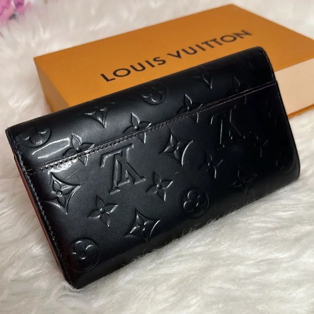 💯Authentic Louis Vuitton Vernis Impriente Long Wallet🍀